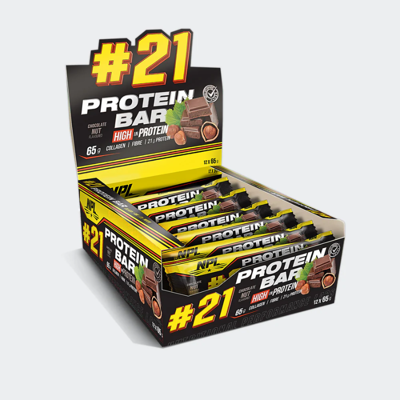 NPL 21 Protein Bars - 12 x 65g Bars