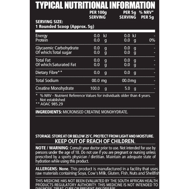 NPL Creatine Monohydrate 150g Savage Society